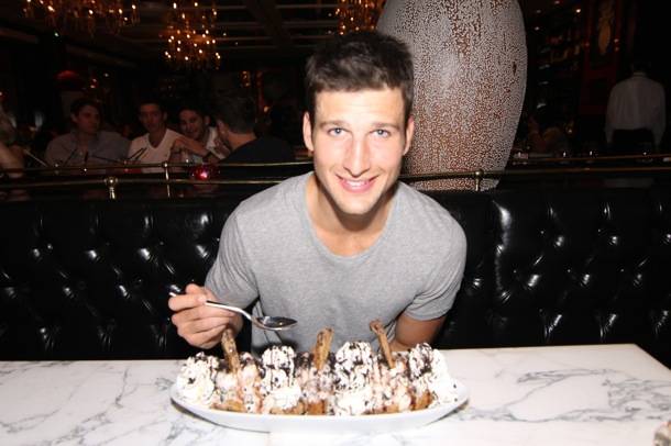 Parker Young with Cookie Jar Sundae