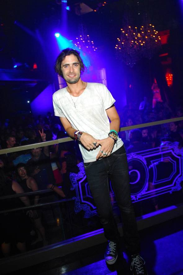 Tyson Ritter parties at Chateau