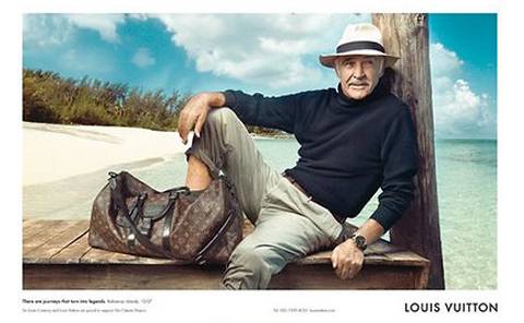 Vuitton and Connery= One Haute Duo