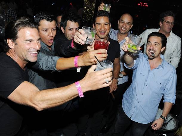 Mario Lopez Celebrates His Bachelor Party at TAO Nightclub