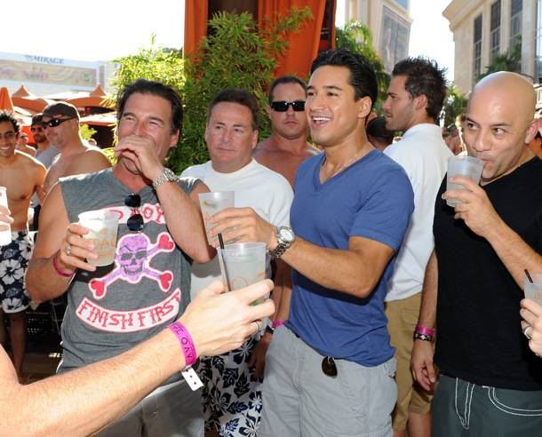 Mario Lopez Celebrates His Bachelor Party At TAO Beach