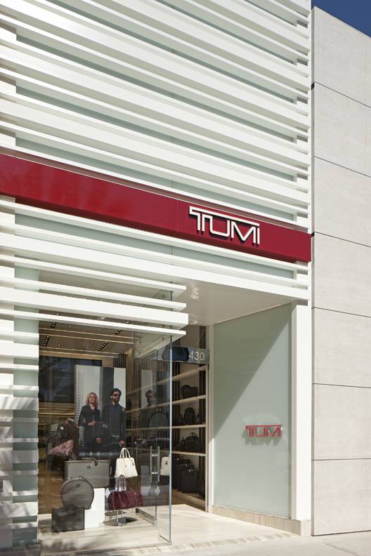 TUMI Store Beverly Hills CA. Rodeo Dr.  photographed by Tom Bonn