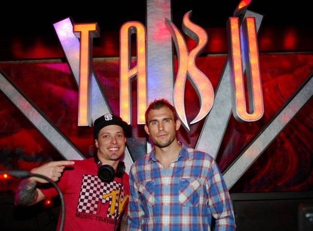 Tabú - Ryan Couture In DJ Booth with DJ Eric Forbes - 8.31.12