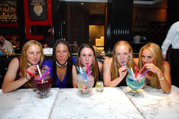 Team USA Womens Soccer Team Sips On Sugar Factory's Signature Goblets