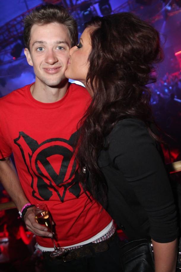 Teen Mom 2's Chelsea Houska with a new guy at Rain Nightclub in Las Vegas 8.31.12