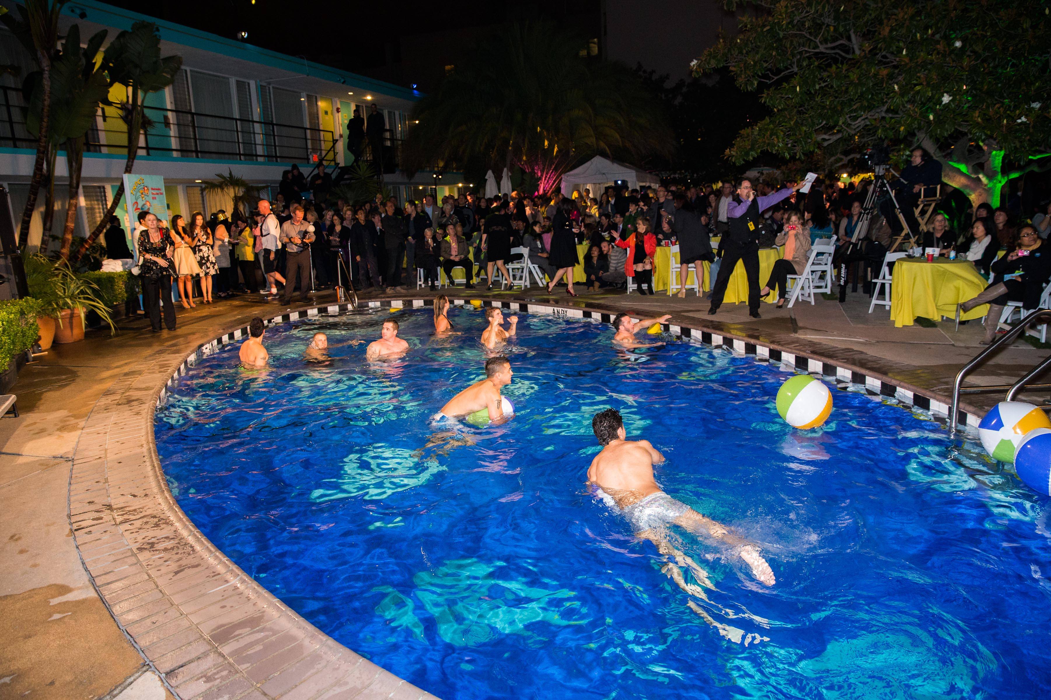 Tndc Celebrity Pool Toss An Evening Of Wild Wet And