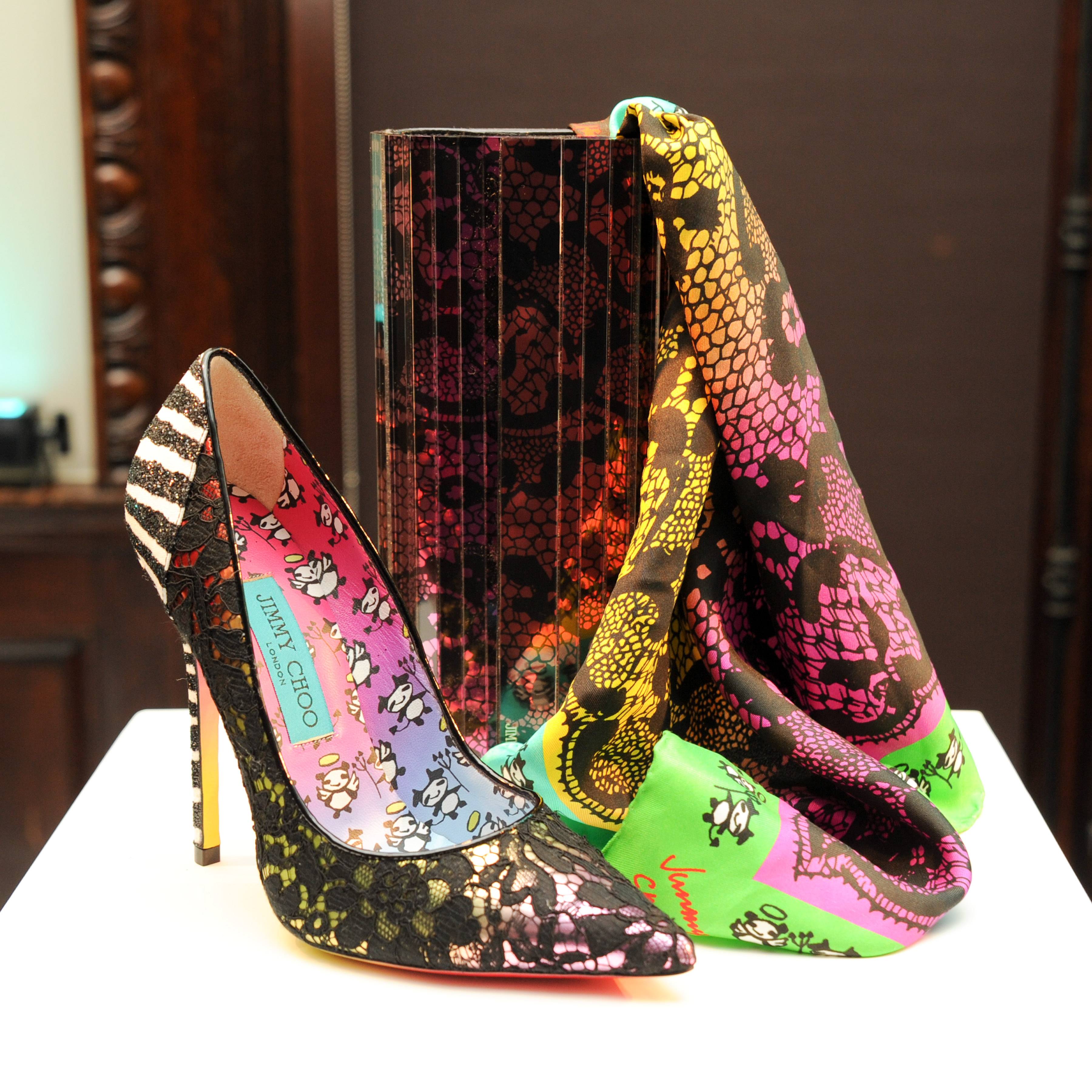 JIMMY CHOO Celebrates the Collaboration with Artist Rob Pruitt in New York City