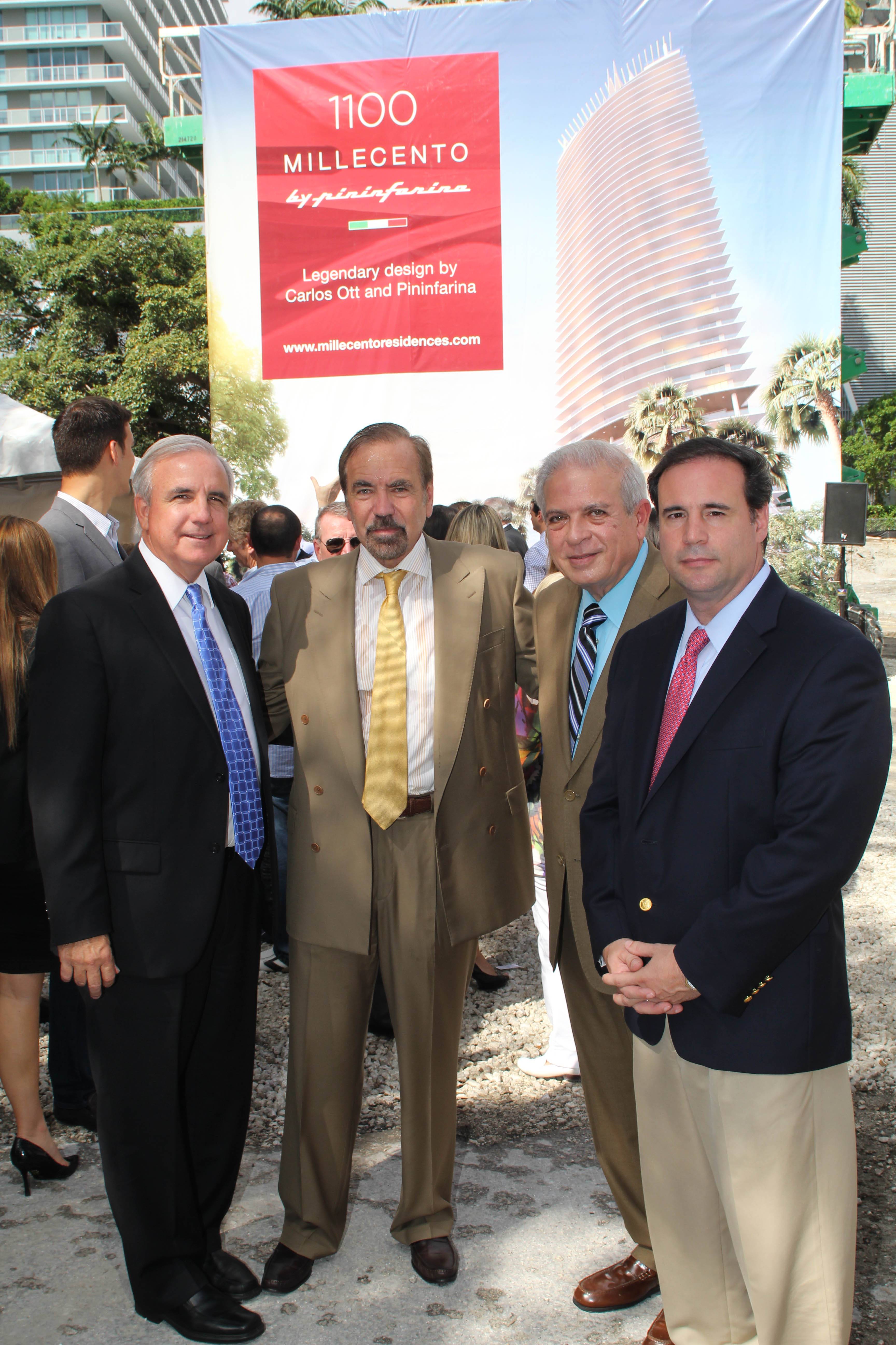 Mayor Gimenez, Jorge Perez, Mayor Regalado, Commissioner Carollo