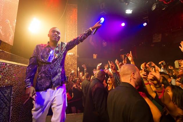 Hip hop artist, Nas, performs at TAO