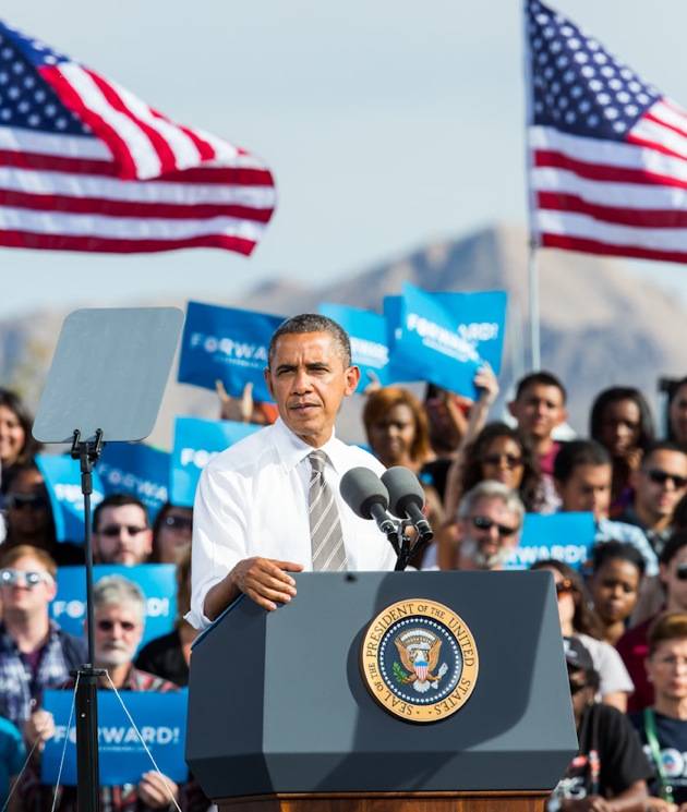 Barack Obama and Eva Longoria Grassroots Rally in Las Vegas, NV