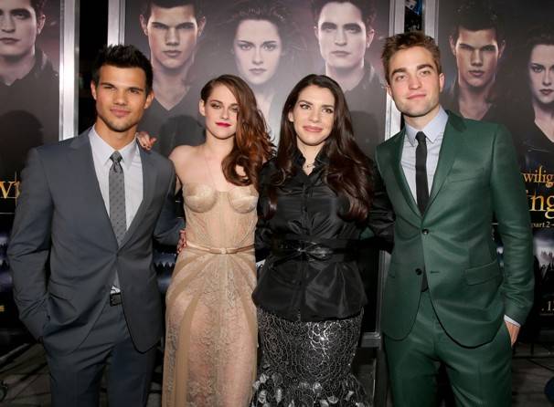 Taylor Lautner, Kristen Stewart, Stephenie Meyer, Robert Pattinson