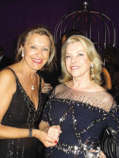 Louis Vuitton’s Christine Belanger and Jeanne Lawrence at Opera Ball