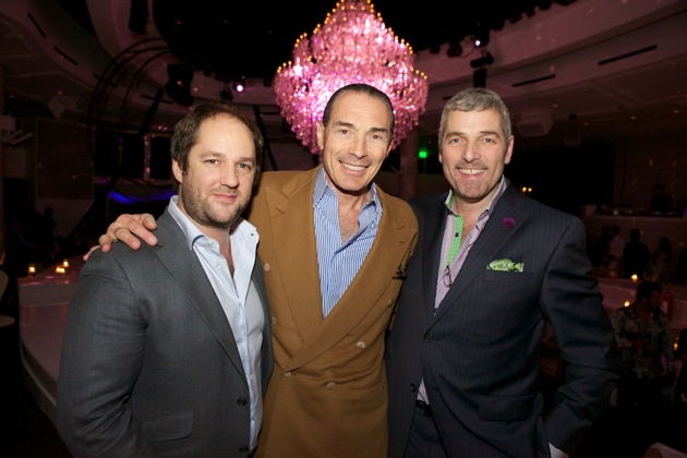 Remi Laba Alex Yemenidjian Jonathan Segal at Bagatelle Grand Opening