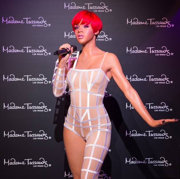 Rihanna wax figure Launch in Las Vegas, NV