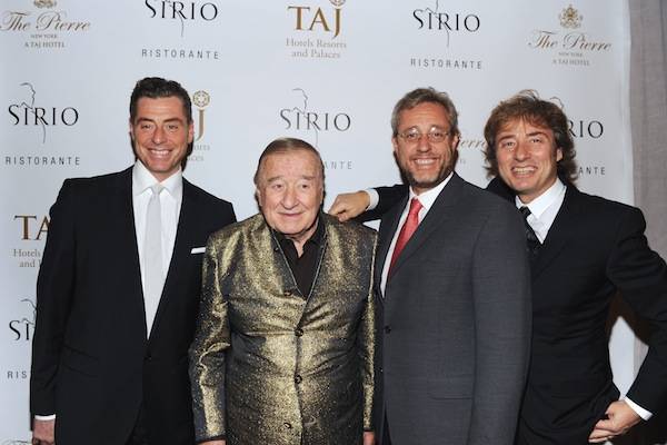 Grand Opening of SIRIO RISTORANTE At The Iconic PIERRE, A TAJ Hotel