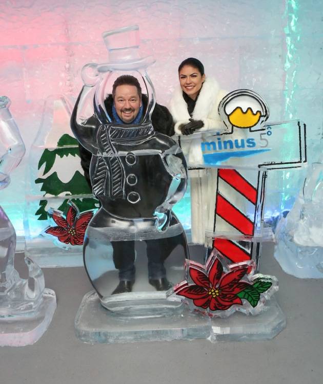 Terry and Taylor Fator at Minus5 Winter Wonderland