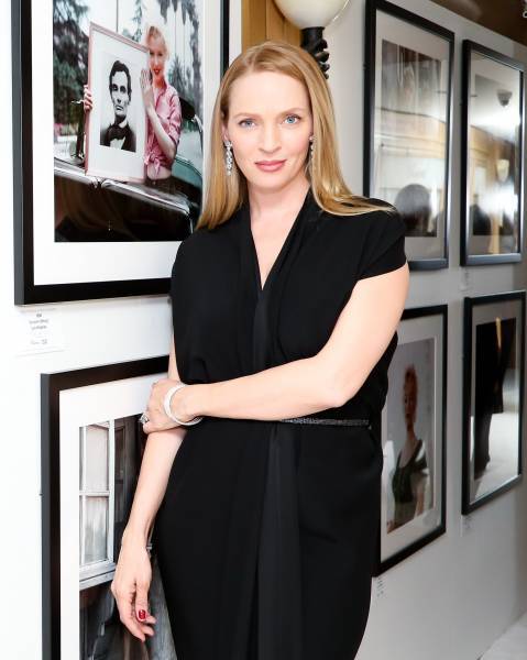 Chopard Uma Thurman Celebrate Marilyn Forever Exhibit Haute Living