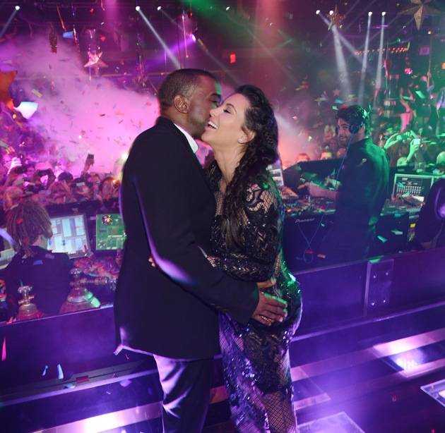 Kim Kardashian Hosts The New Year’s Eve Countdown At 1 OAK Nightclub At The Mirage In Las Vegas