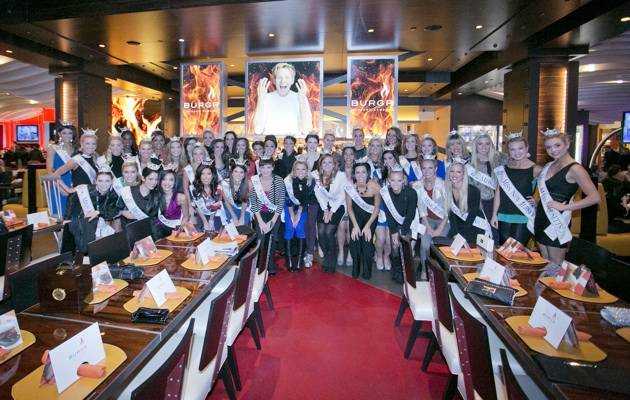 Haute Event: All 53 Contestants of the Miss America 2013 Pageant Dine at Gordon Ramsay BurGR