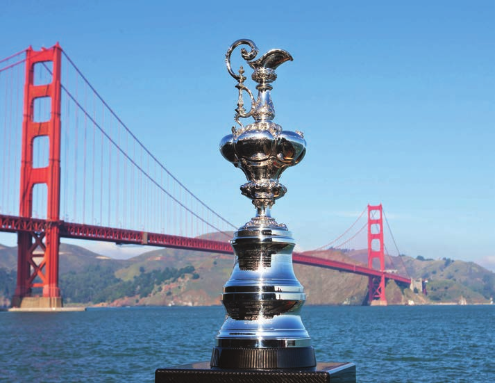 America’s Cup and Golden Gate Bridge.