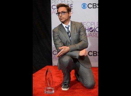 Robert Downey Jr. Wears $2495 Sneakers to People’s Choice Award…and Wins