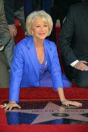 Helen Mirren Honored On The Hollywood Walk Of Fame