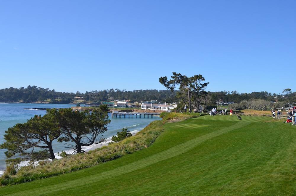 Magnificent 5th hole at Pebble Beach