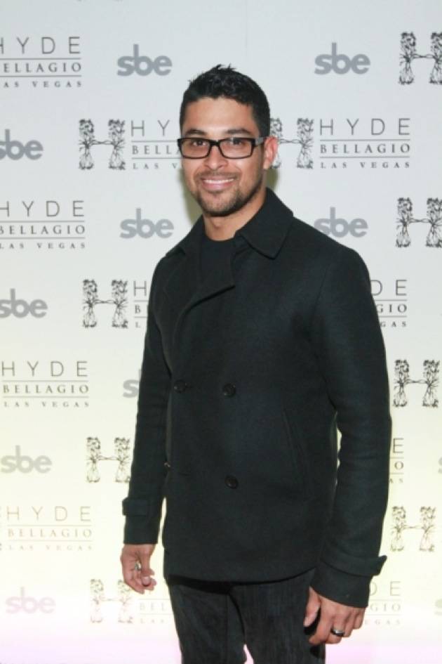 Wilmer Valderrama on red carpet at Hyde Bellagio, Las Vegas 2.2.13