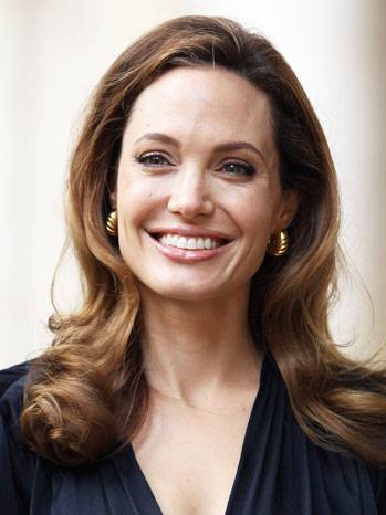 Actress Angelina Jolie arrives to meet g
