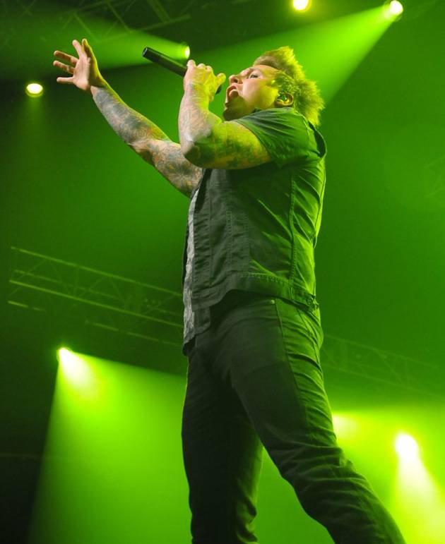 Papa Roach performing at The Joint inside the Hard Rock Hotel in Las Vegas, NV