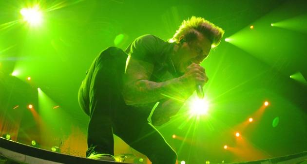 Papa Roach performing at The Joint inside the Hard Rock Hotel in Las Vegas, NV