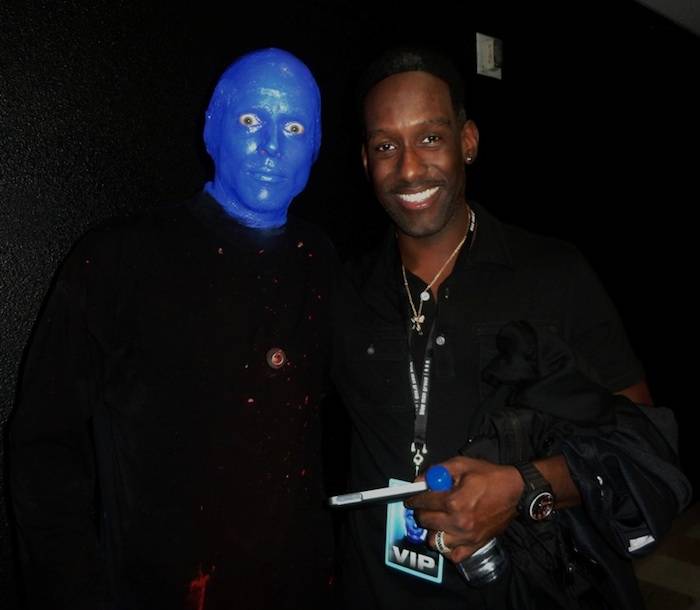 3.22.13 Shawn Stockman of Boyz II Men at Blue Man Group in Monte Carlo Resort and Casino