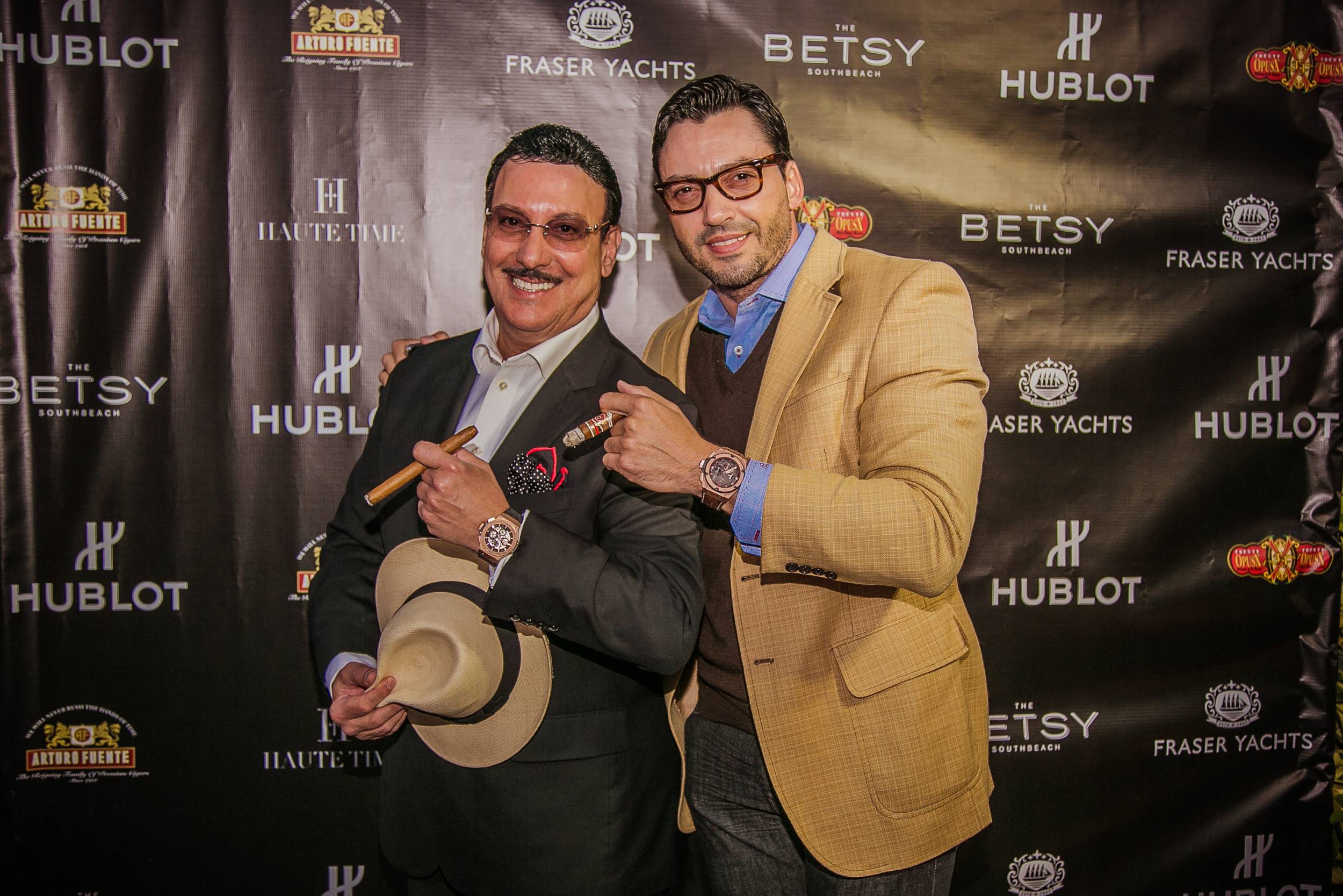 Carlos Fuente Jr, president of Arturo Fuente Cigars, and Manny Iriarte, president of Iriarte Photography & Design