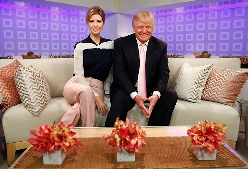 Ivanka and Donald Trump