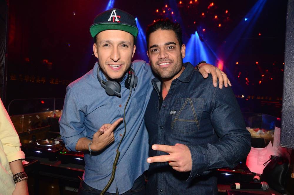 DJ Vice and Mike Shouhed at TAO