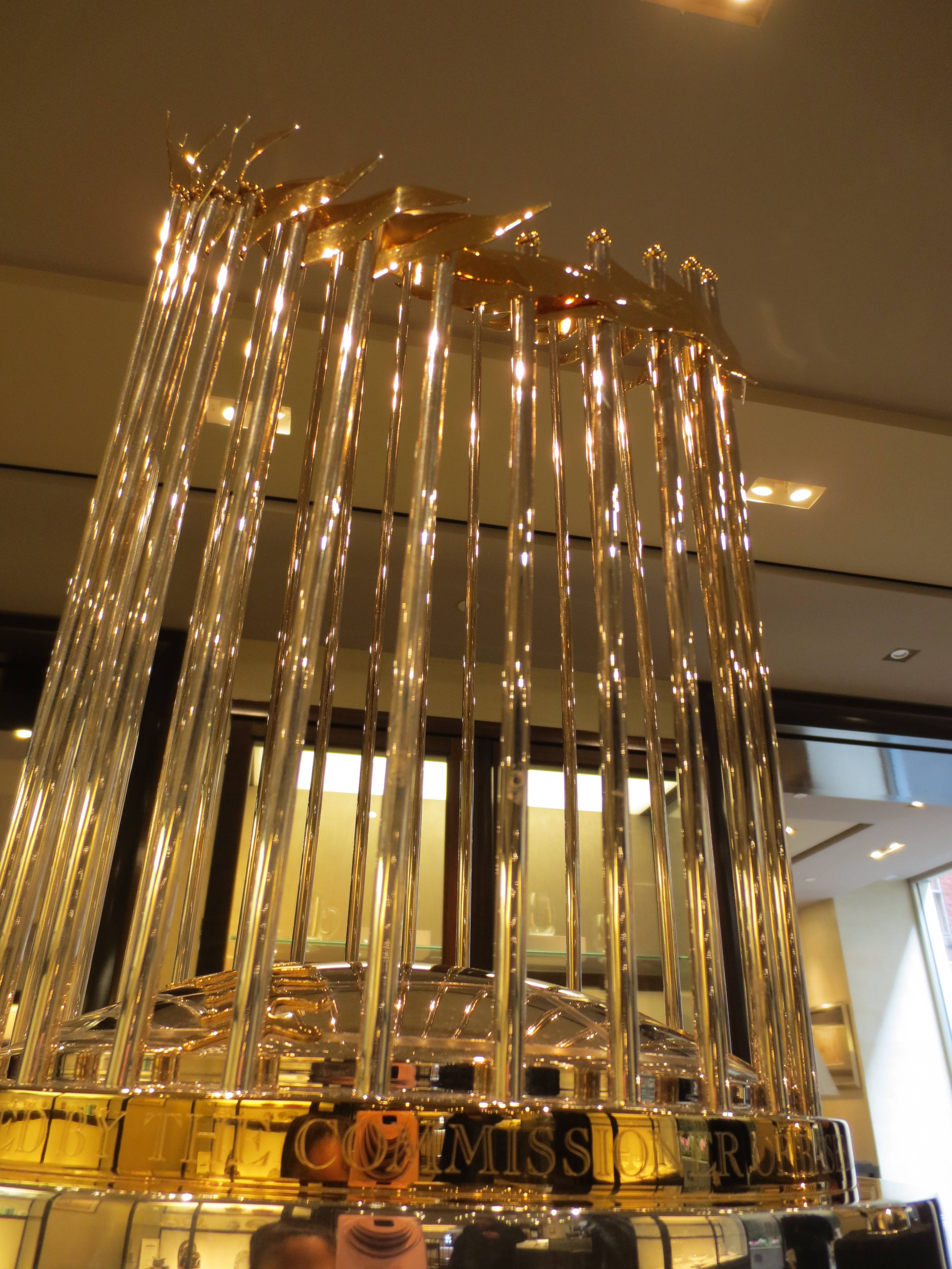 Go Giants!  Up Close and Personal With Champion Trophies