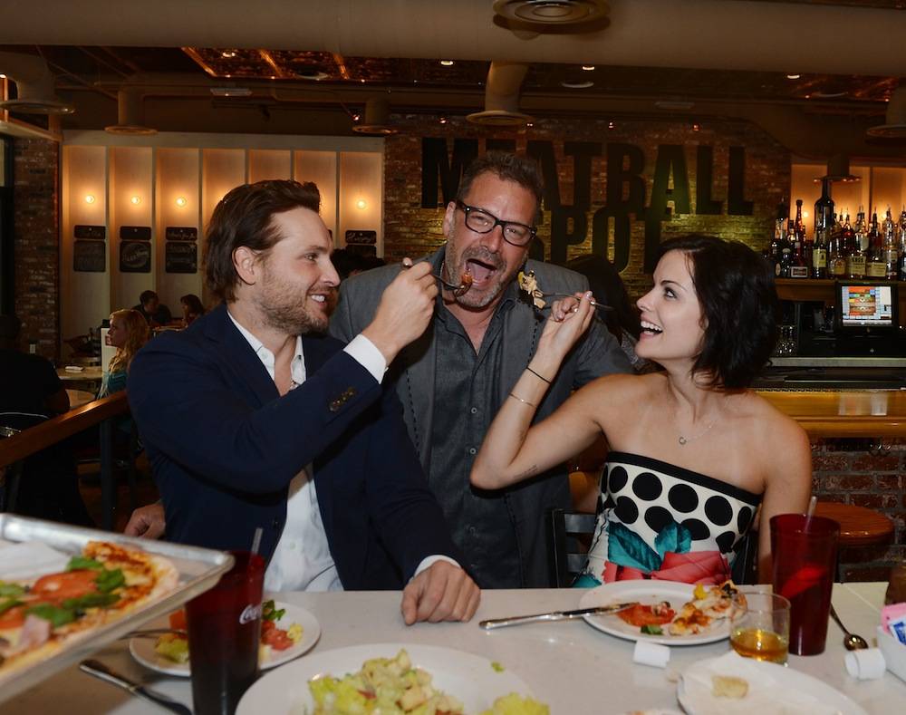 Peter Facinelli And Jaimie Alexander Dine At Meatball Spot At Town Square