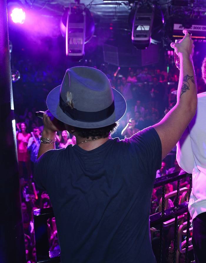 Bruno Mars Hosts At The Bank Nightclub at the Bellagio Hotel And Casino