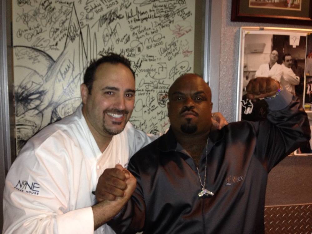 Cee-Lo Green and Executive Chef Barry Dakake