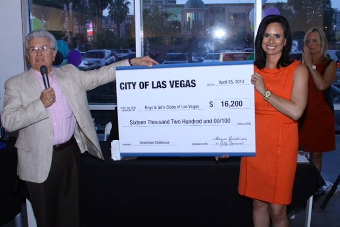 Councilman Bob Coffin & Dulcinea Almazan - check presentation