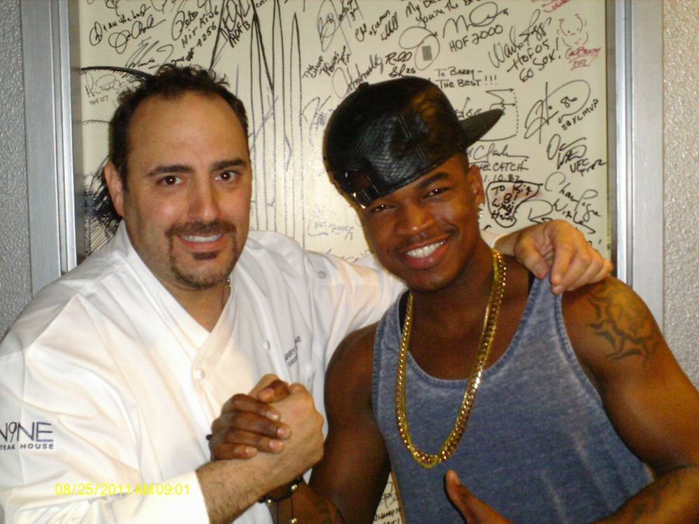 Ne-yo and Executive Chef Barry Dakake