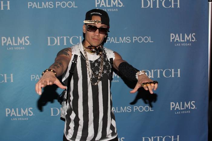 Taboo on red carpet at Palms Pool