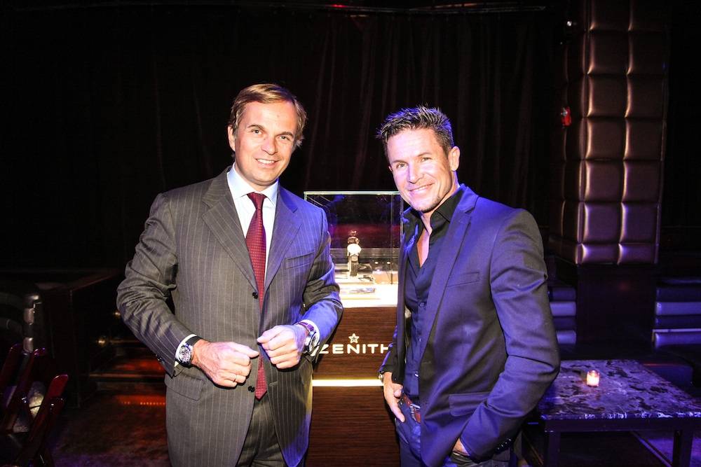 Felix Baumgartner & ZENITH Watches Host Evening At Lavo NYC