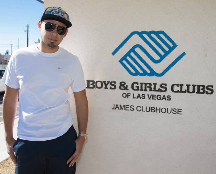 Afrojack at Boys and Girls Clubs of Las Vegas DJ Class in Las Vegas, NV