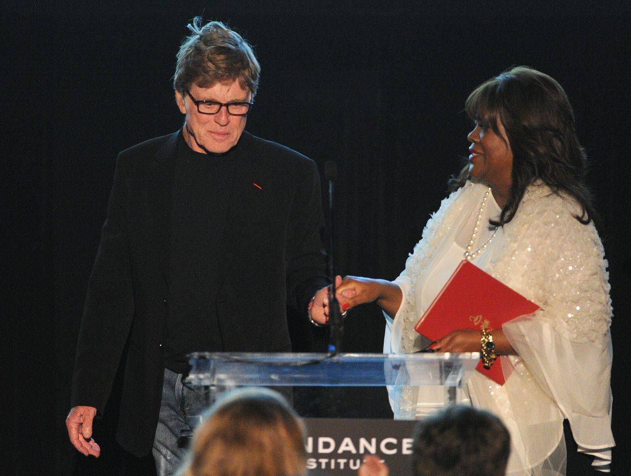 Robert Redford and Chaz Ebert_Photo by Kevin Winters