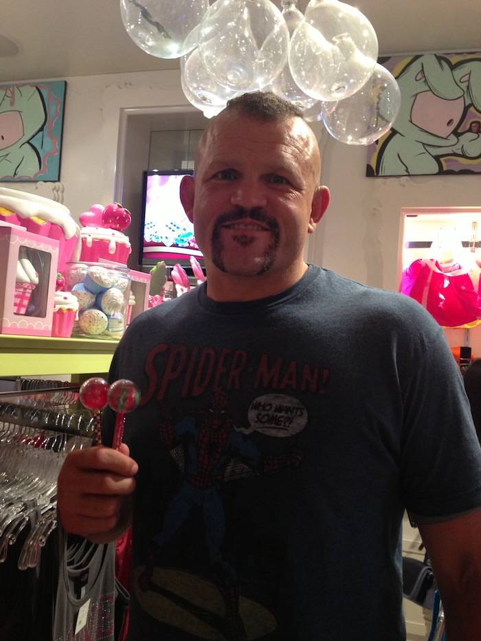 Chuck Liddell with a Couture Pop