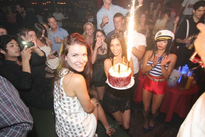 Nathalia Ramos with cake at The ACT