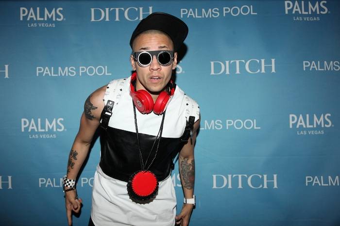Taboo on red carpet at Palms Pool