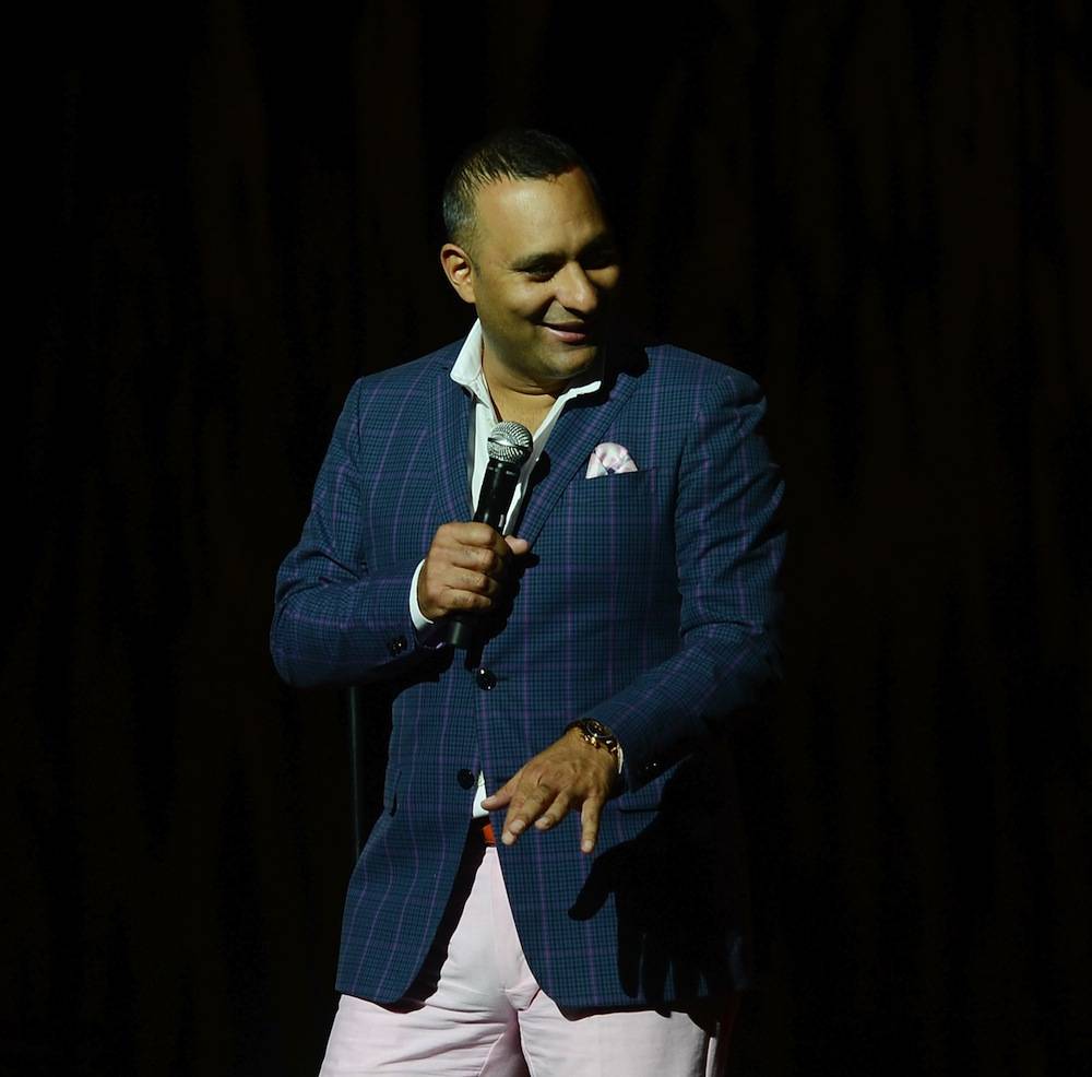 Comedian Russell Peters Performs Live At The Pearl Concert Theater Inside Palms Casino Resort
