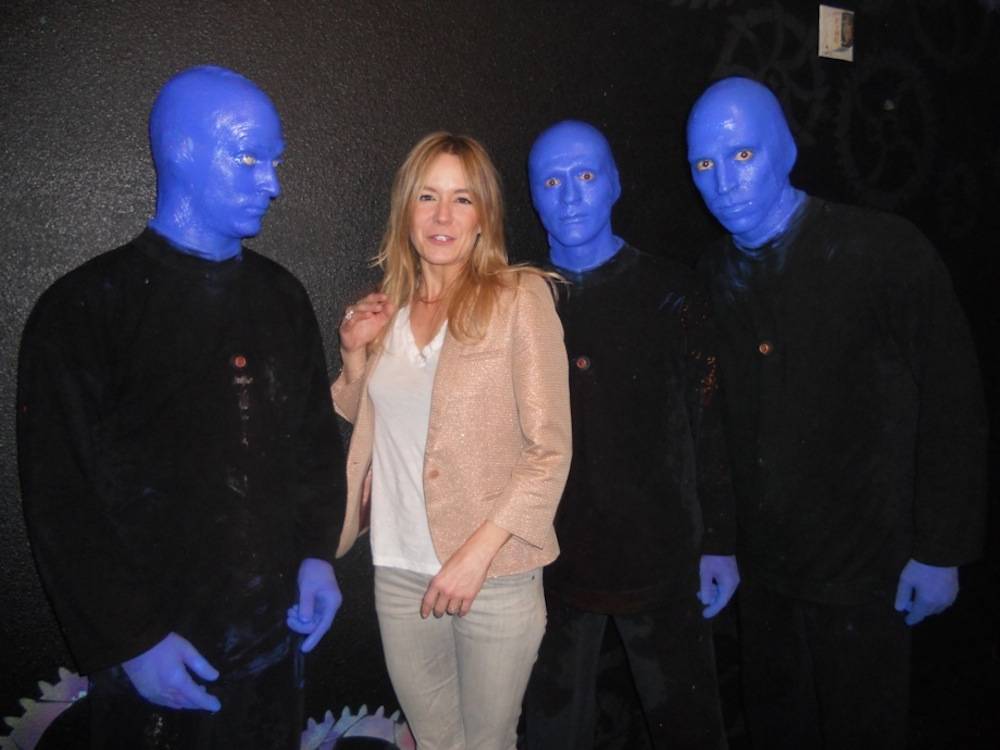 8.11.13 Véronic DiCaire at Blue Man Group at Monte Carlo Resort and Casino (2)